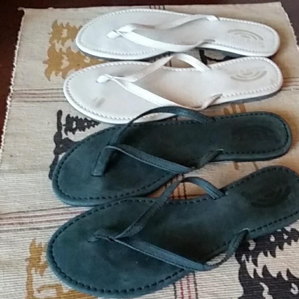 Rainbow brand leather sandals..
